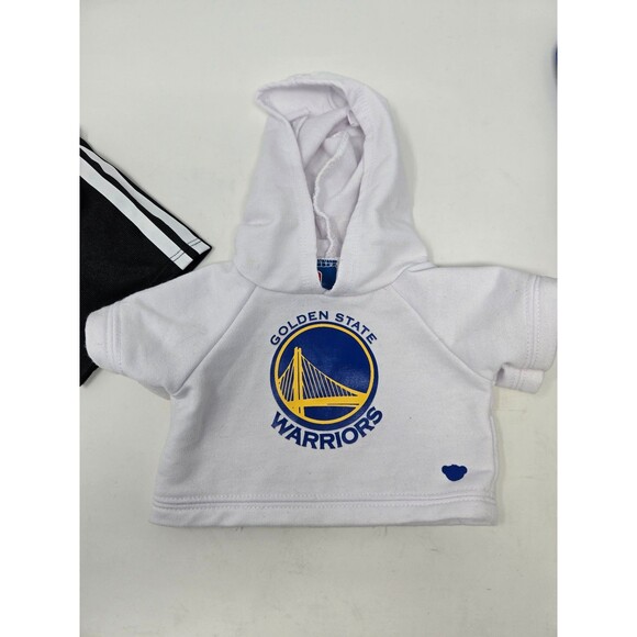 BUILD A BEAR ACCESSORY LOT CLOTHING BACKPACK HIKING BOOTS NBA WARRIORS KIDS TOYS - Picture 4 of 12